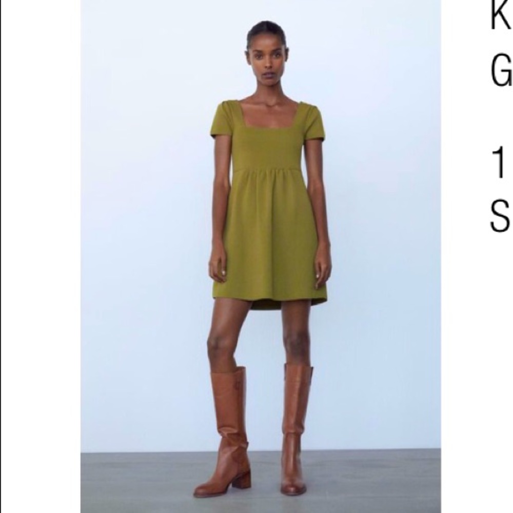 Mini knit dress